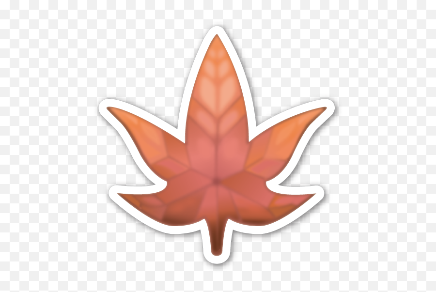 Maple Leaf Emoji,Leaf Emoji
