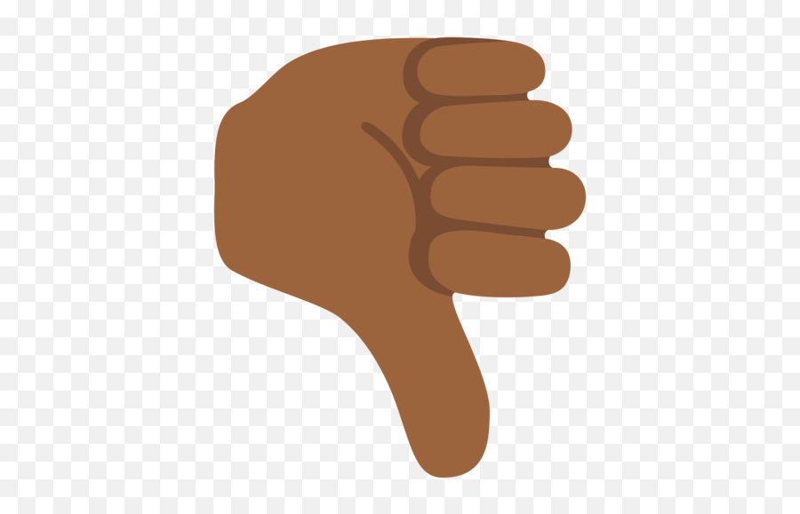 Medium Dark Skin Tone Thumbs - Down Hand Emoji,Emoji 