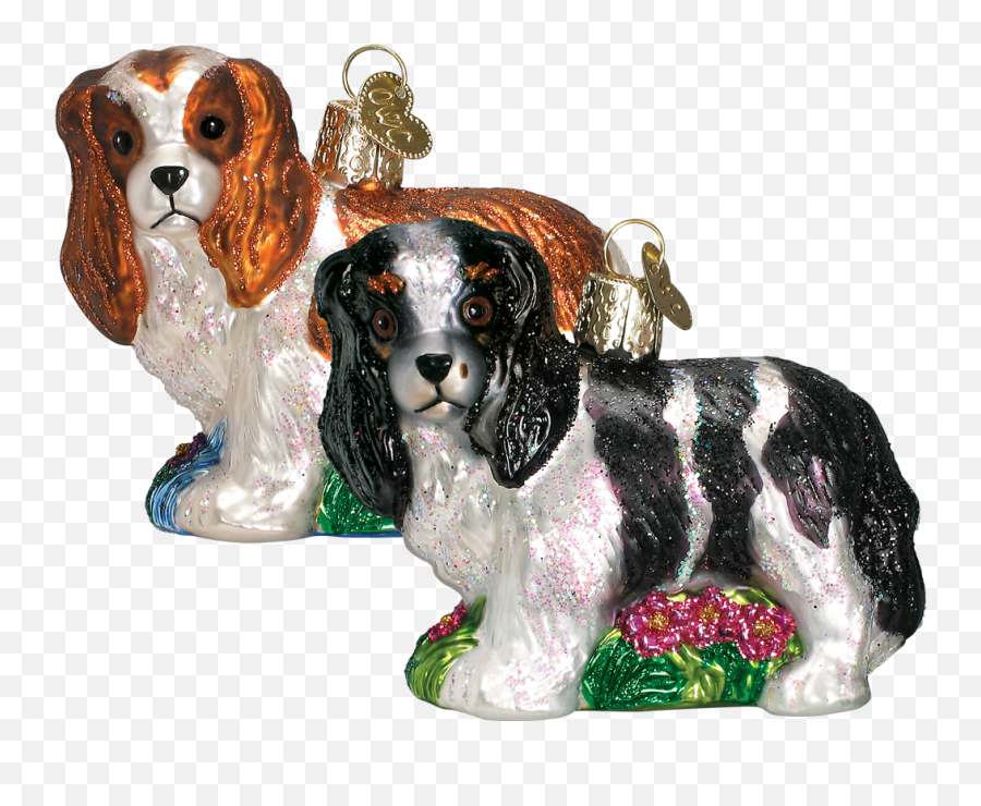 Old World Christmas Cavalier King - Spaniel Emoji,Cavaliers Emoji