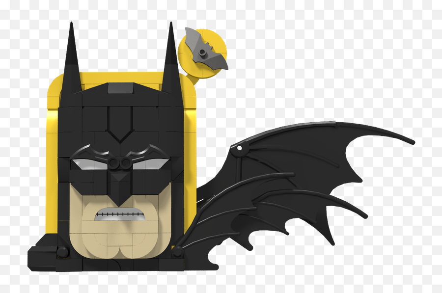 Lego Moc Brick Sketch Batman By Daddyniemi Rebrickable Emoji,Super Hero Emoji