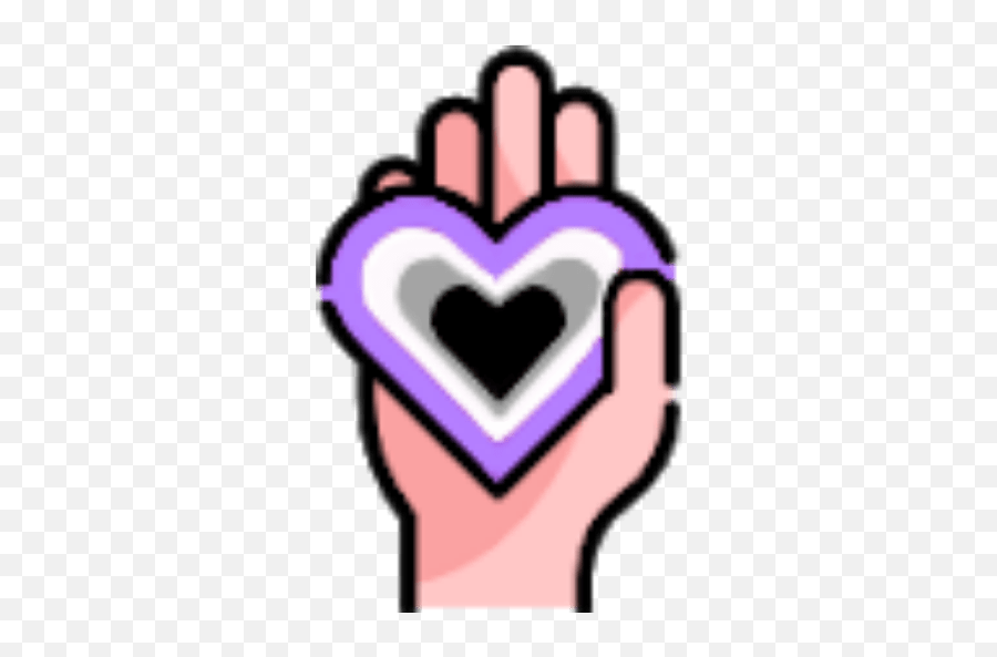 Comunidade Assexual Emoji,Asexual Hearts Emoji