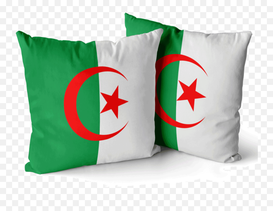 Algeria Throw Pillow Decorative Pillow Cushion Covers Emoji,Bigben Emoji
