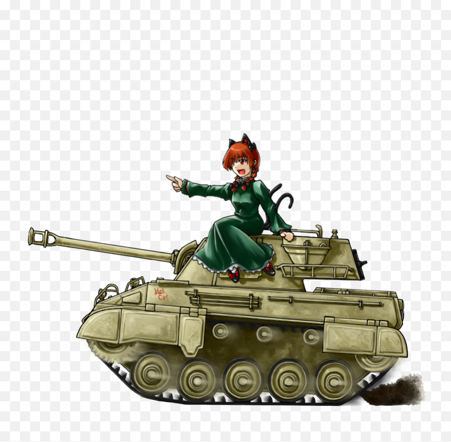 Anime Girls And Tanks - M18 Hellcat Girls Und Panzers Emoji,Tank Emoji Copy And Paste