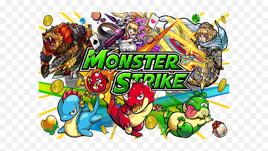 Premier Of Monster Strike Anime Series Worldwide Via Youtube - Monster Strike Emoji,Obama Emojis