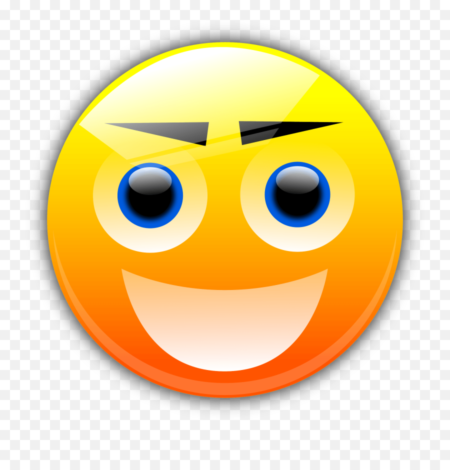 Confused Clipart Smiley Confused - Smiley Face Eyebrows Emoji,Bigger Emoticons