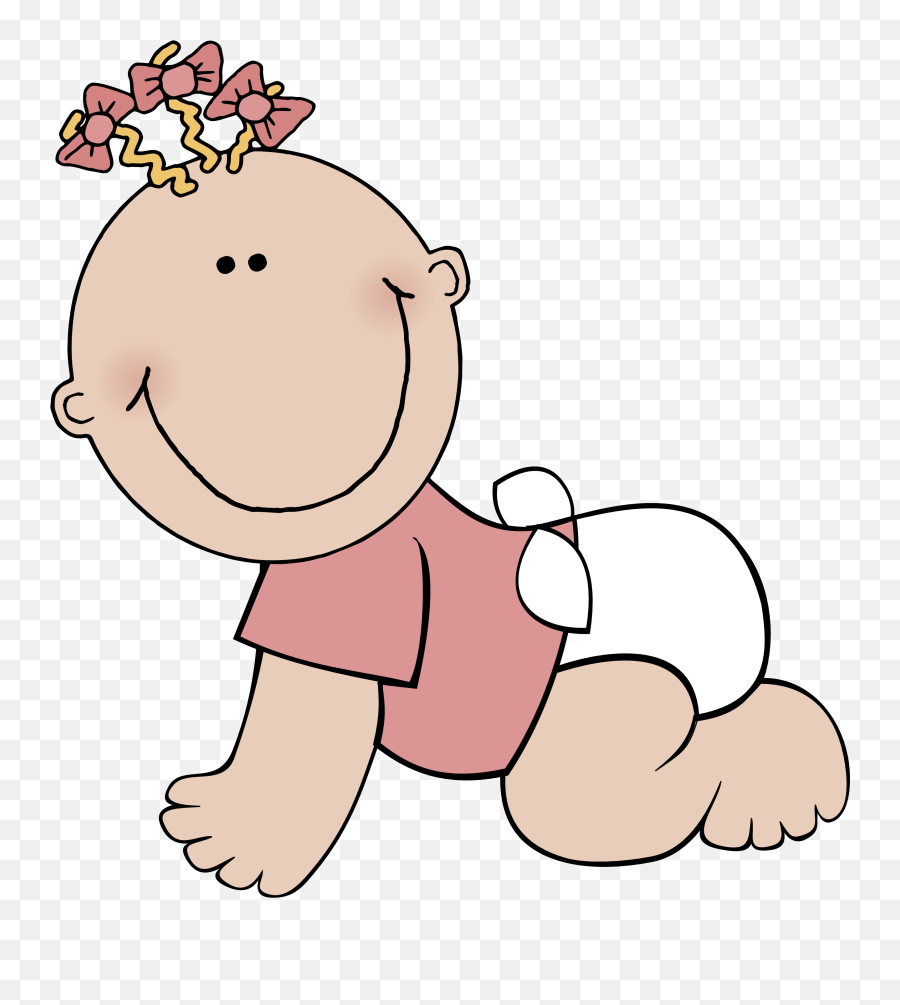 Baby Girl Polka Dot Png Svg Clip Art For Web - Download Baby Girl Clipart Emoji,Baby Girl Emoji