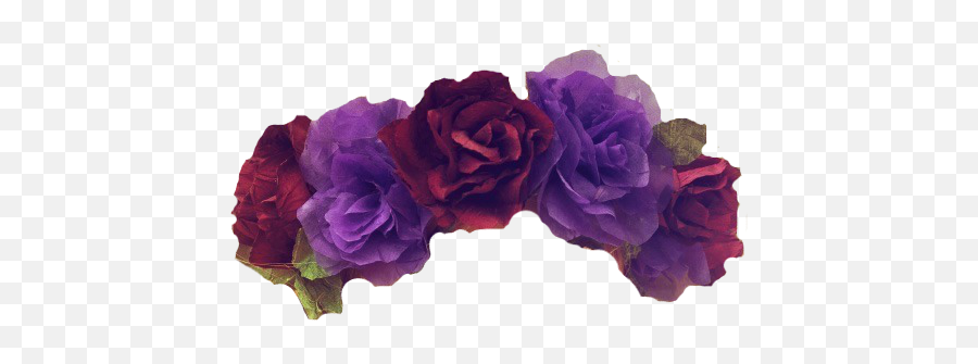Flower Crown Png Tumblr Transparent - Transparent Background Purple Flower Crown Emoji,Flowe Emoji