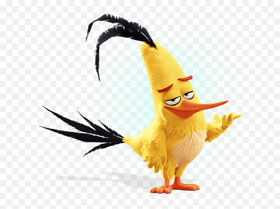 Chuck Angry Birds Png Image With No - Yellow Angry Bird Emoji,Emoji 2 Angry Birds