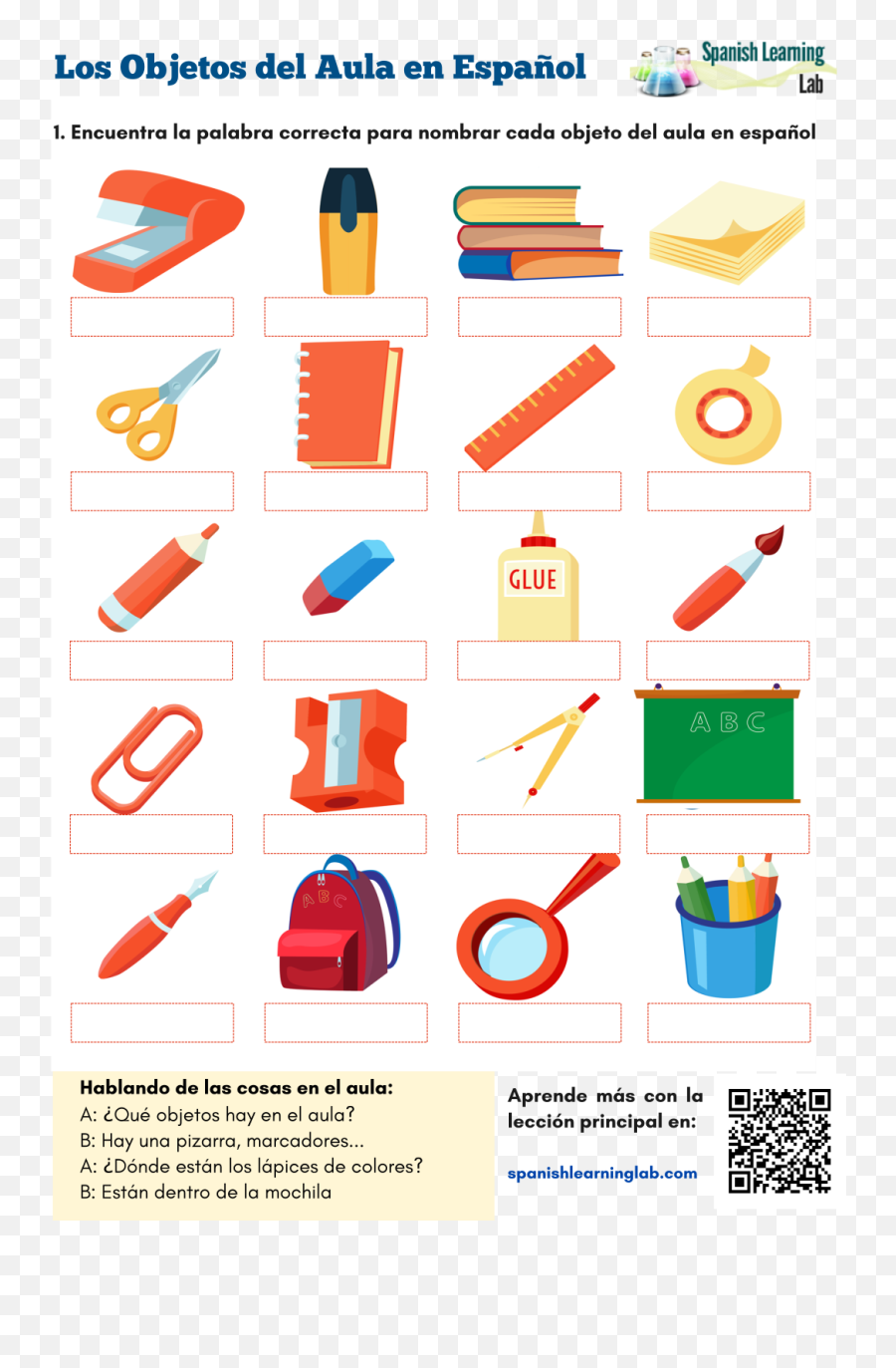 Classroom Objects In Spanish - Dùng Hc Tp Ting Anh Emoji,List Of Emotions In Spanish