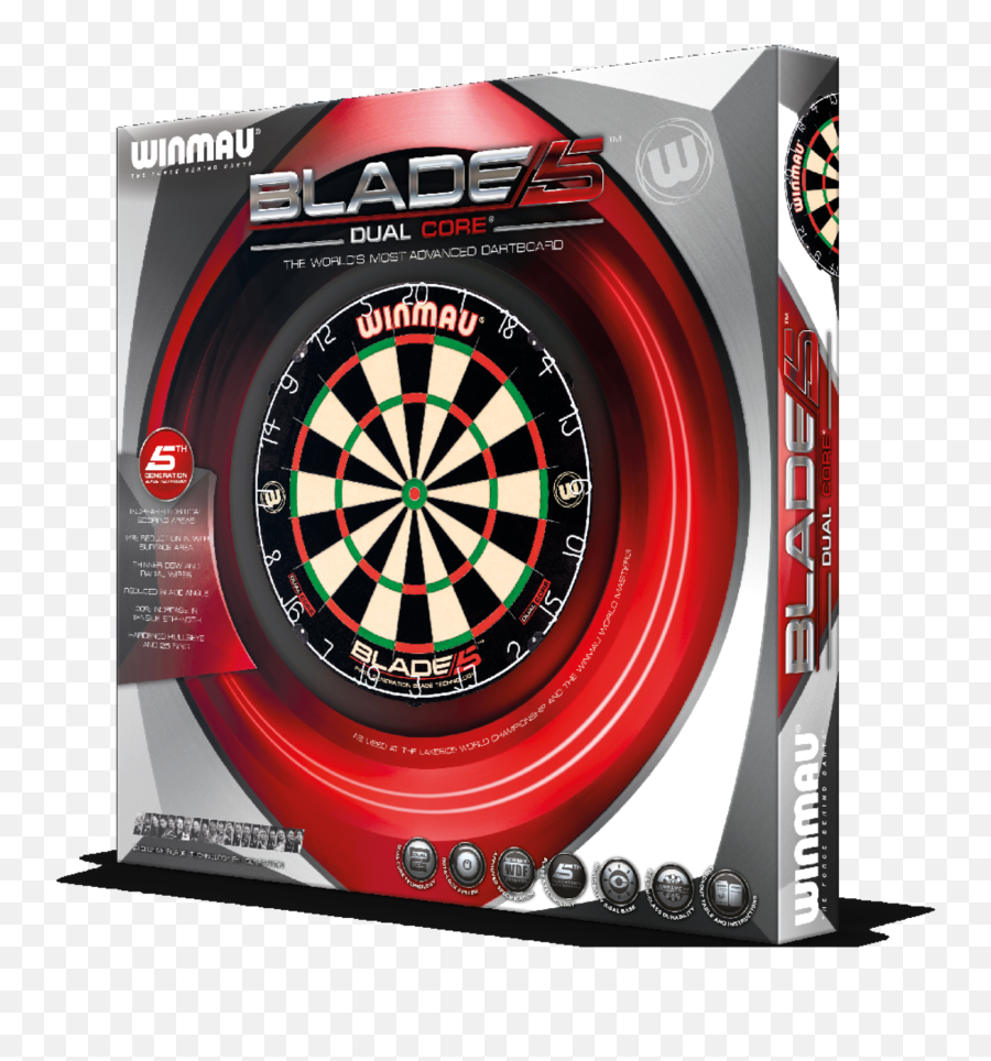 Winmau Winmau Blade 5 Dual Core Dartboard - Bar And Grill Emoji,Blade & Soul Emojis