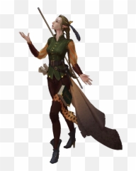 Woman Female Brunette Elf Elven Sticker By Candice - Dnd Elf Character Female Emoji,Elven Emojis
