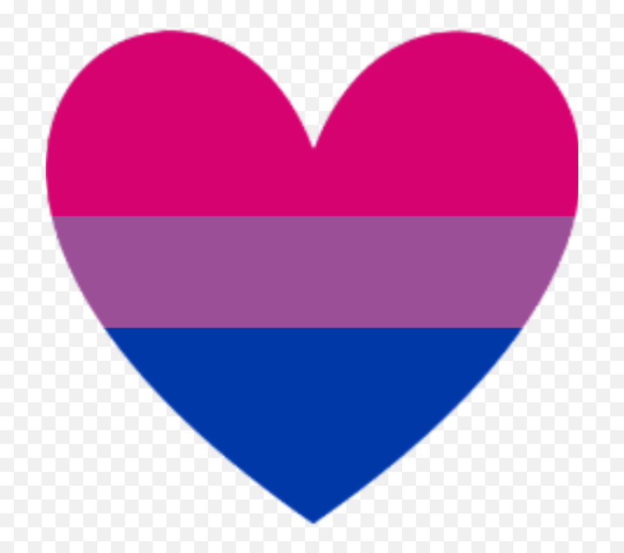 Pin - Bisexual Heart Transparent Emoji,Bisexual Pride Emoji