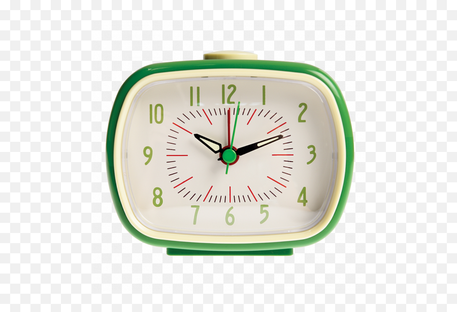 Green Retro Alarm Clock - Retro Alarm Clock Emoji,Alarm Clocks For Kids Emojis