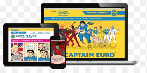 Captain Euro Europeu0027s Superhero - Smart Device Emoji,Superhero Emotion Cards