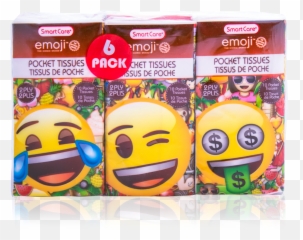 Emoji Pocket Facial Tissues Pack - Happy,Emoticon Galler7