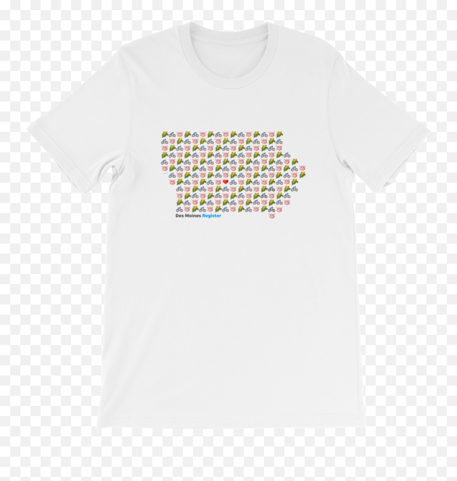 Des Moines Register Emoji Iowa Collection U2013 Des Moines - Short Sleeve,Shirt Emoji