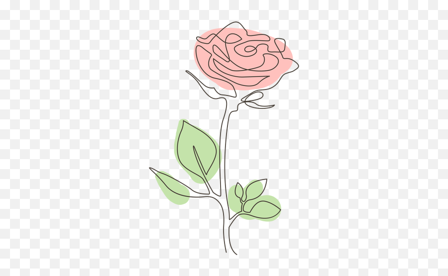 Wild Rose T - Shirt Design Vector Download Desenho Rosa Em Png Emoji,Single Red Rose Emoticon
