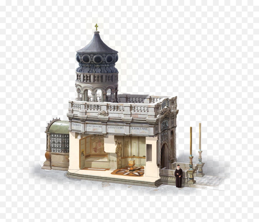 Download Burial Land Holy Sepulchre Of - Church Of The Holy Sepulchre Byzaintine Emoji,Emoticon Tafos