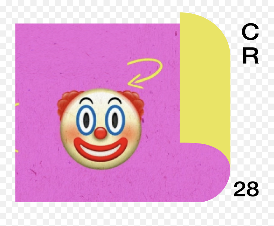 Emoji Topys - Emojie Clown,Poutty Face Emoji