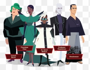 Characters And Videos - Carmen Sandiego Vile Emoji,Villain Change Faces With Emotions