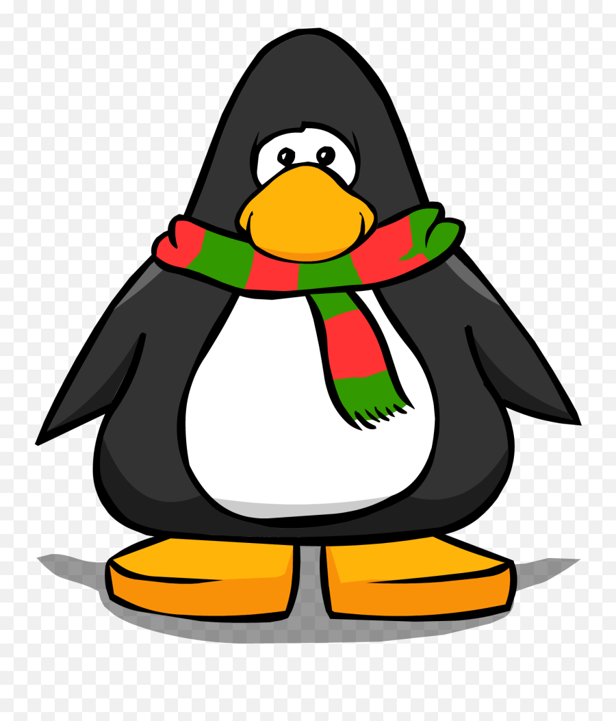 Christmas Scarf - Club Penguin Penguin Emoji,Scrooge And Christmas Emojis