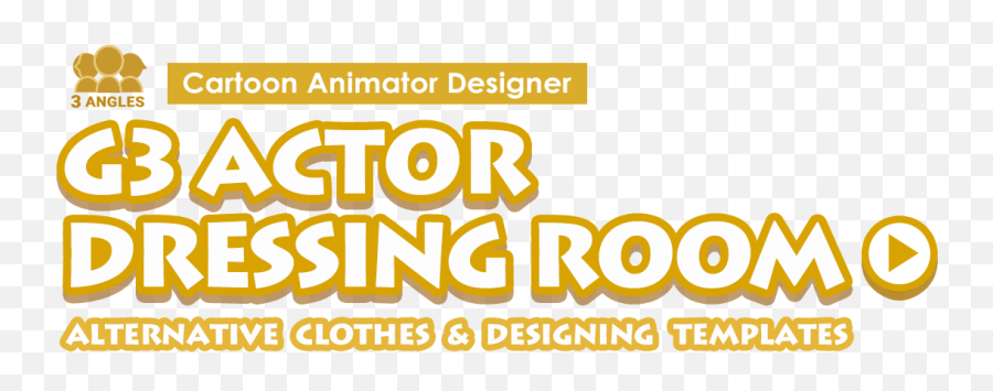 Cartoon Animator - G3 Actor Dressing Room Pack Emoji,Emoticons Man In A Dress