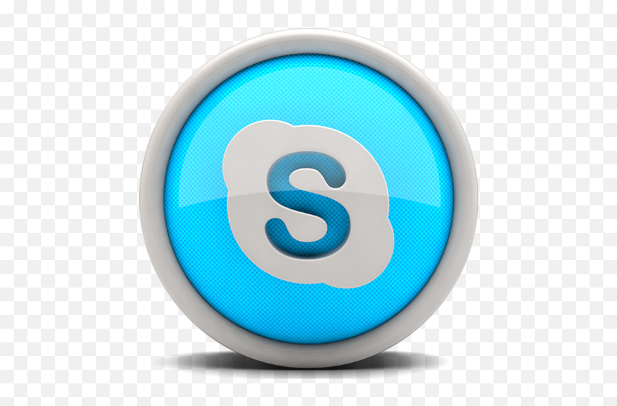 Skype Logo Free Icon Of 3d Social Logos Emoji,Skype Like Emoticon