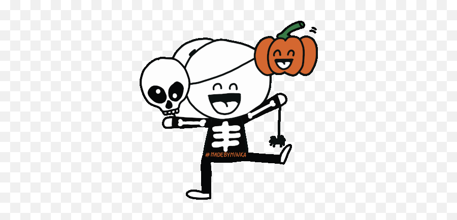 Minka Madebyminka Sticker - Minka Madebyminka Halloween Emoji,Pumpkin Emoji On Twitter