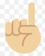 Medium - Sign Language Emoji,Arrow Pointing Up Emoji