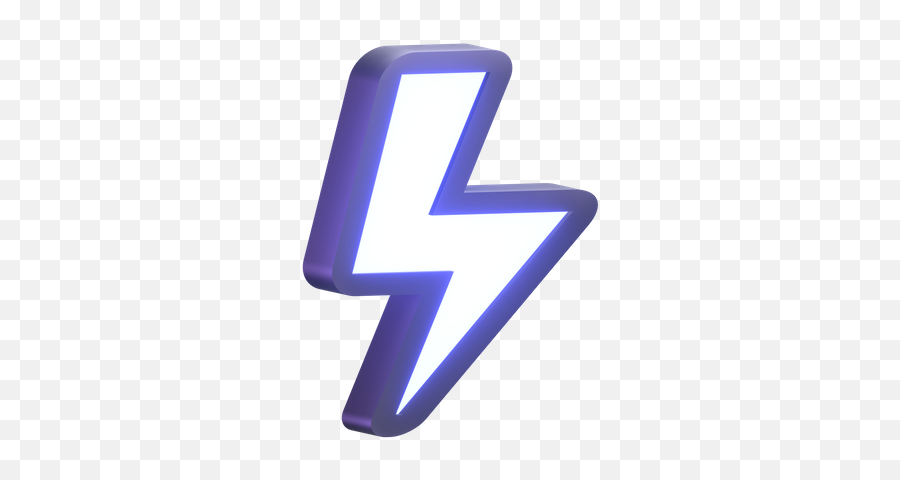 Premium Bolt 3d Illustration Download In Png Obj Or Blend Emoji,Emoji Lightning High Voltage