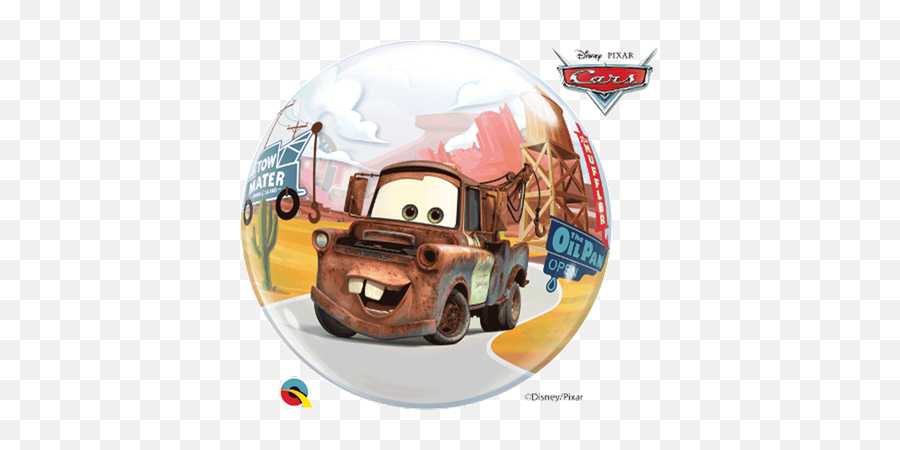 Lighting Mcqueen U0026 Mater 22 Bubble Balloon - Cars 2 Emoji,Guess The Disney Movie By Emoji