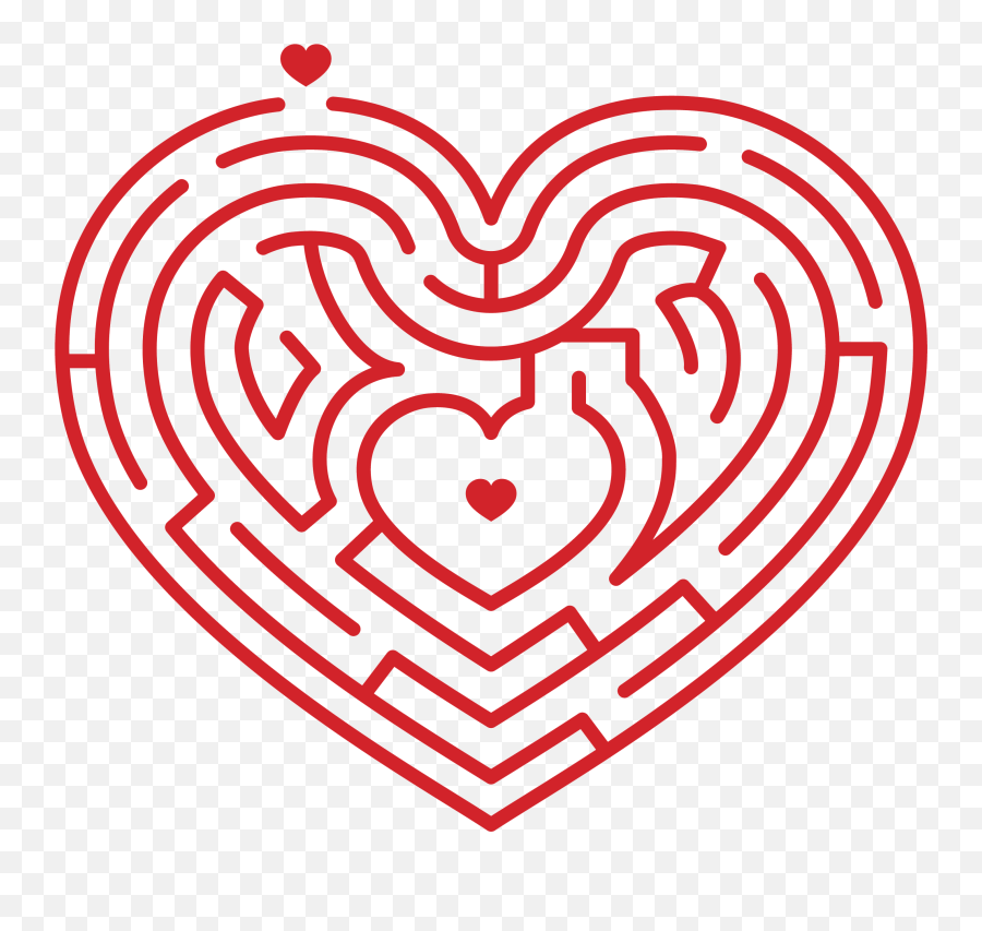 Best Sex Dating App Australia - Loving Push Clipart Full Heart Shaped Valentine Maze Printable Emoji,Animated Sex Emoji Iphone