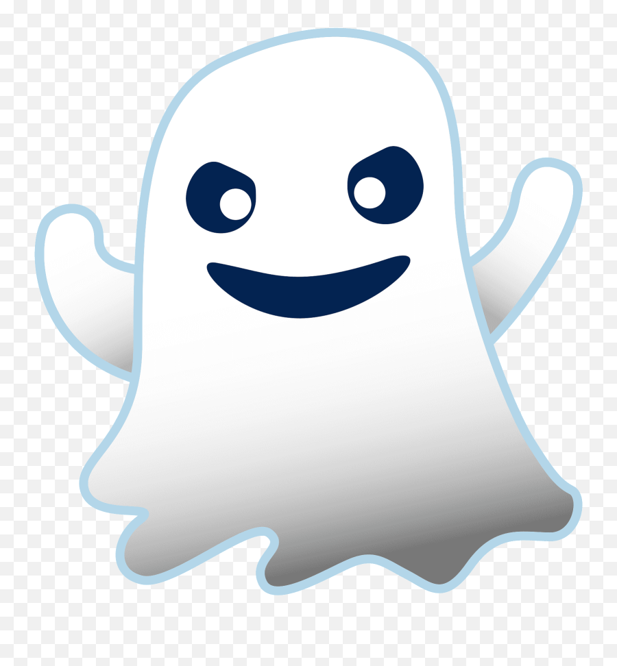 Ghost Emoji Clipart - Supernatural Creature,Ghost Emoji Transparent