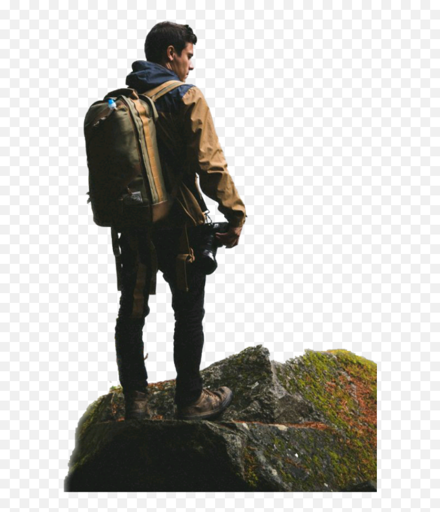 Hiking Sticker - Mountaineer Emoji,Backpacking Emoji