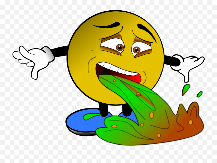 Nausea Smiley Kotzender - Vomito Y Nauseas Emoji,Puking Emoji