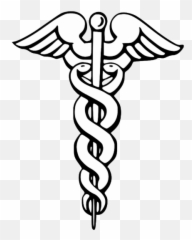 Caduceus Medical Symbol Square Sticker - Caduceus Svg Emoji,Medical Symbol Emoji