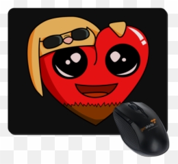 Getshirts - Mousepad Emoji,Girlie Emoji