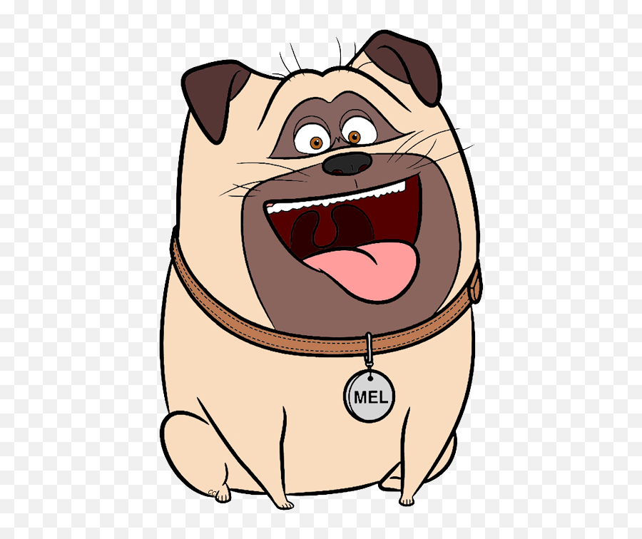 Secret Clipart Mouth Secret Mouth - Cartoon Mel From Secret Life Of Pets Emoji,The Secret Life Of Pets Emoji