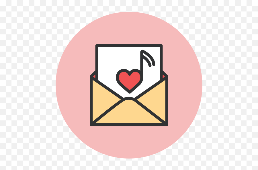 Heart Mail Note Icon - Free Download On Iconfinder Email Icon Gray Emoji,Xoxo Emoticon Yahoo