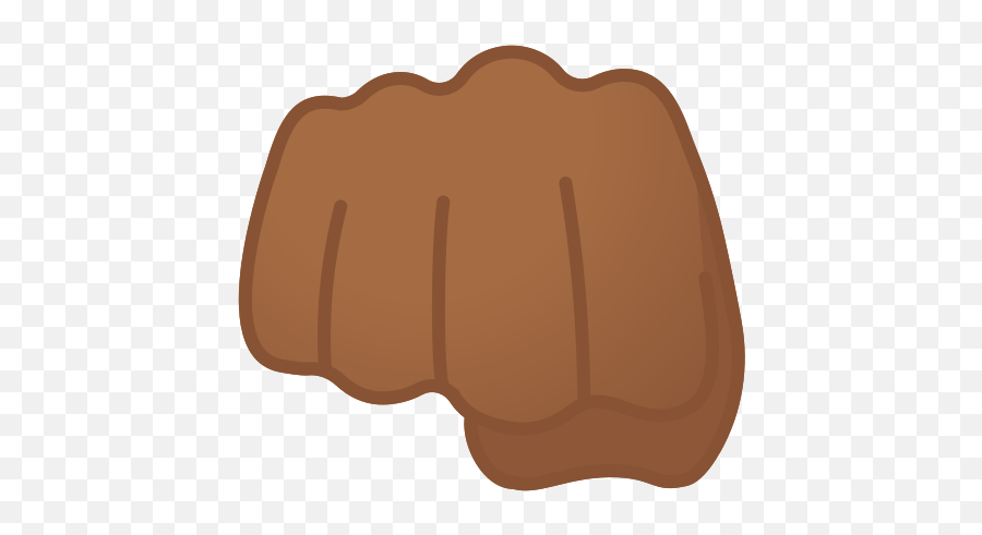 Medium - Black Fist Bump Emoji,Punch Emoji