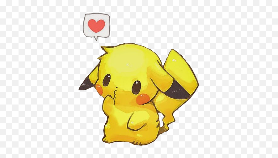 Pikachu Pokemon Pichu Love Sticker By Han Wang Ho - Pikachu Na Kreslení Emoji,Dennie Waang Emoji