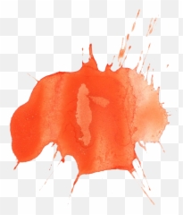 Context - Transparent Orange Watercolor Emoji,Paintings Describes Emotions