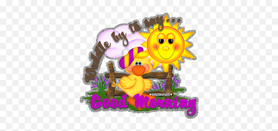 See - Good Morning Duck Gif Emoji,Good Morning Emoticon