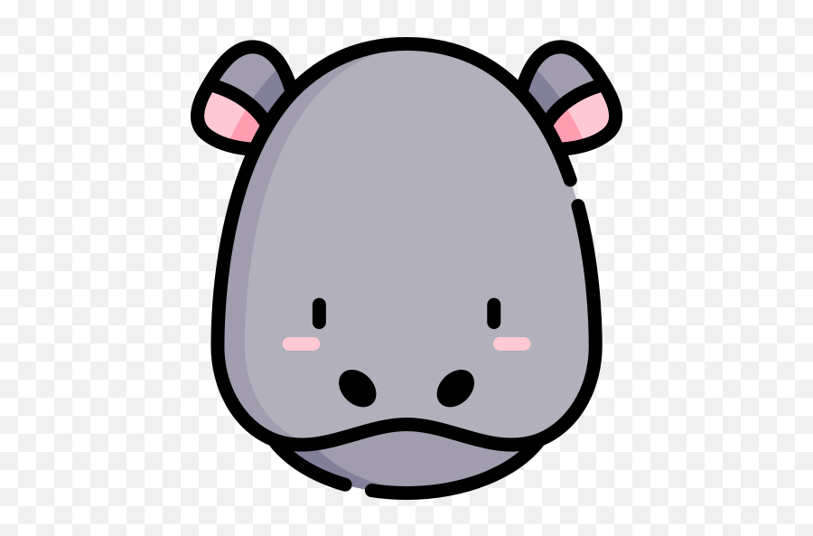 Parts Of Animals - Dot Emoji,Hippo Emojis