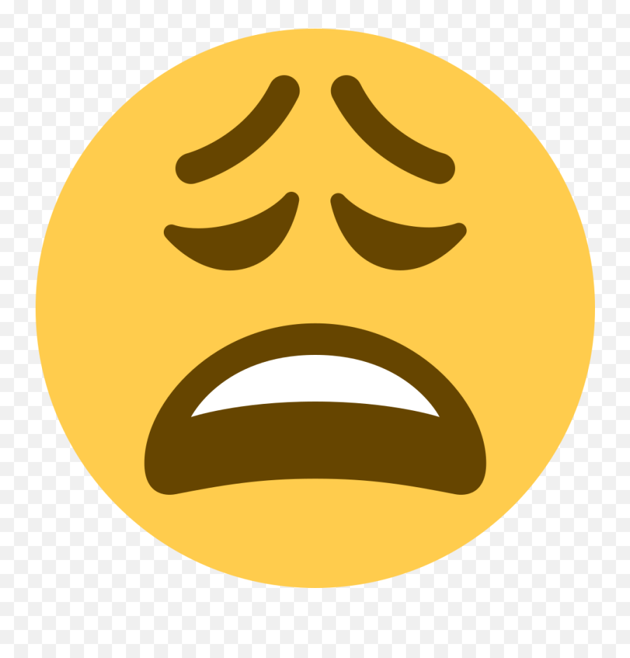 Weary Face Emoji Meaning With - Weary Emoji,Tired Emoji