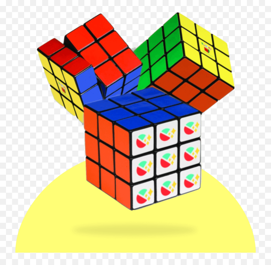 Rubiks 9 - Cube Promotional Emoji,Emotion Foam Dice