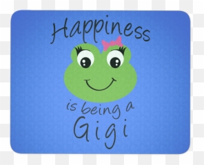 Happiness Is Being A Gigi - Mouse Pad Happy Emoji,Emoticon Of A Mouse