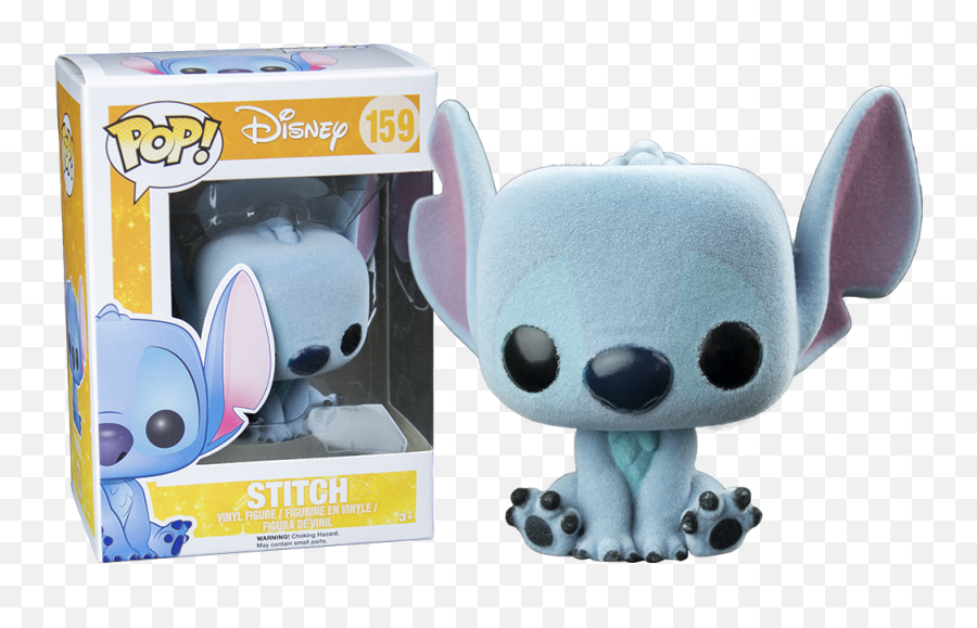 Flocked Stitch Pop Vinyl Spotted Down Under Diskingdomcom - Stitch Funko Pop 159 Emoji,Disney Emoji Blitz Upcoming Events 2018