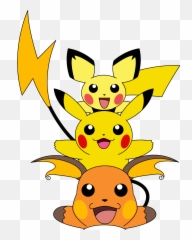 Evolution Of Pikachu Clipart Free Image - Clipart Pichachu Emoji,Pikach Emotions