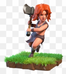 Asuka Goes From Giant To Valkyrie - Valkyrie Clash Of Clans Emoji,How To Add Emojis To Clash Royale